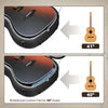 Yescom 40"-41" Hard Shell Acoustic Guitar Case for Air Travel