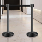 Yescom 6pcs Crowd Control Stanchions with 6.5ft Retractable Belt Image