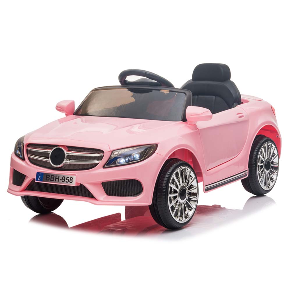 Yescom 12V Electric Ride On Car Parent Control, Pink Image