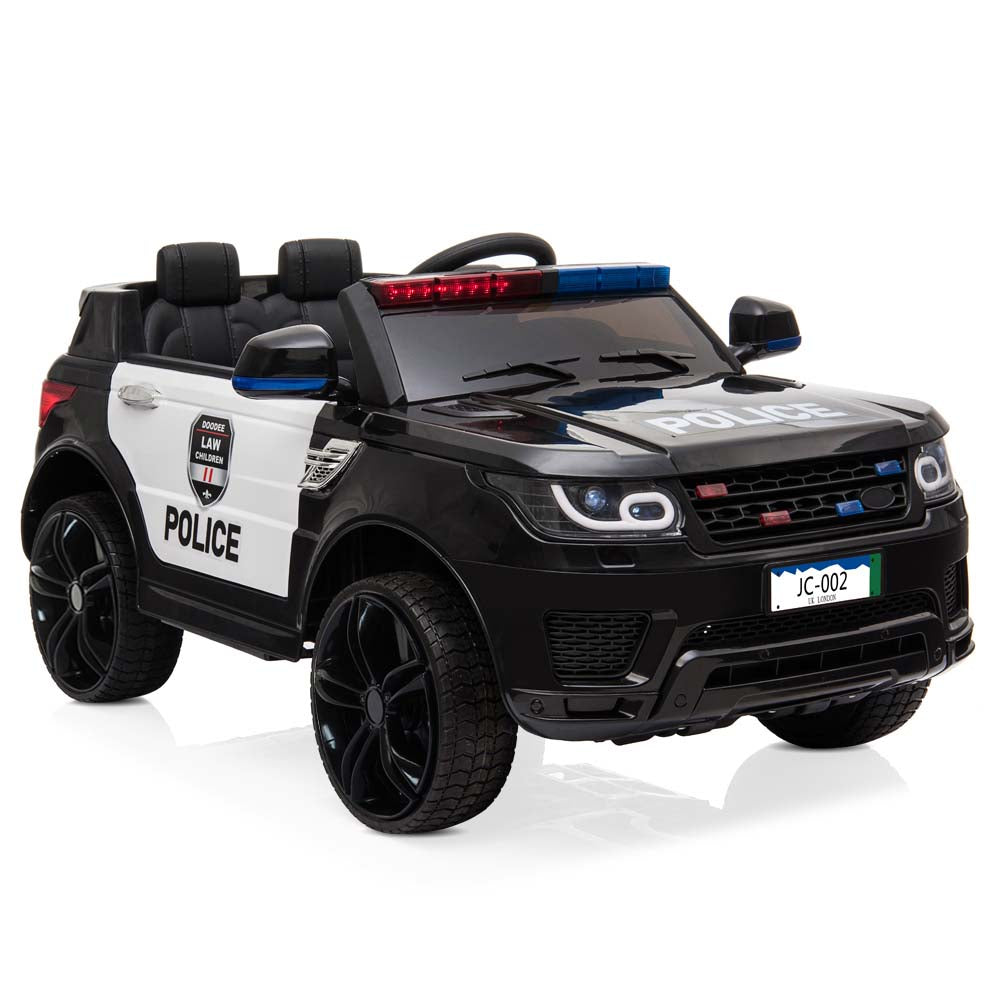 Yescom 12V Ride On Police Car Remote Control Headlights & MP3