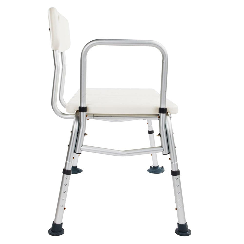 Yescom Tub Transfer Bench Shower Chair with Back Arm