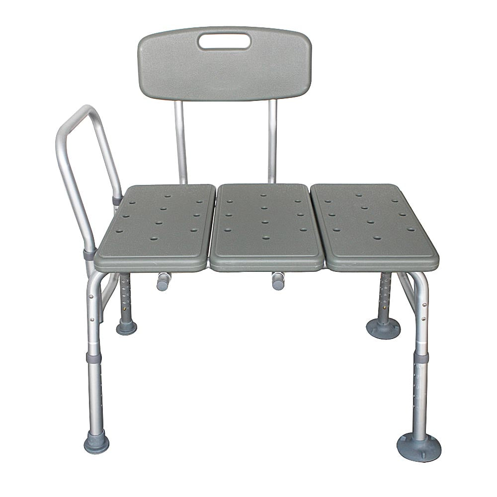 Yescom Tub Transfer Bench Shower Chair with Back Arm