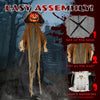 Yescom 6ft Animated Halloween Pumpkin Jack-O-Lantern Sound-Activated