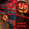 Yescom 6ft Animated Halloween Pumpkin Jack-O-Lantern Sound-Activated
