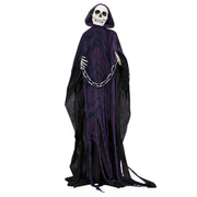 Yescom 6ft Animated Grim Reaper with Chain, Sound-Activated Halloween Prop Image