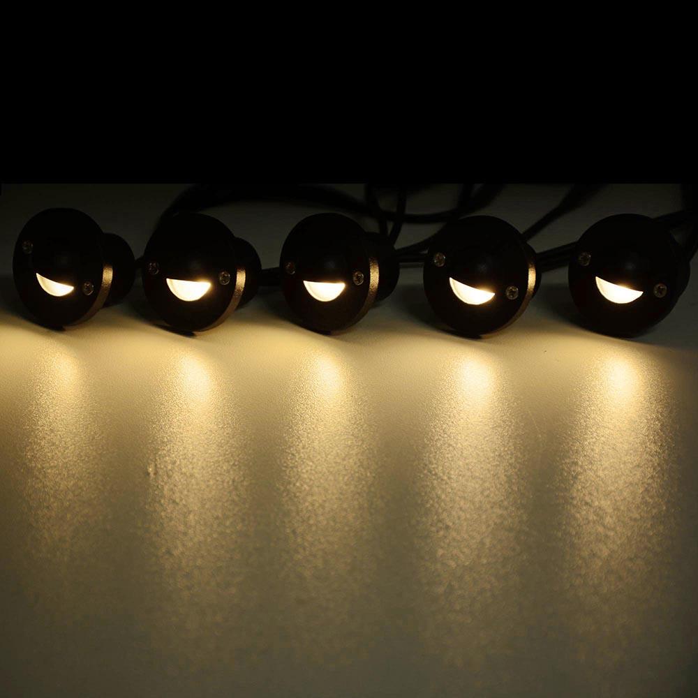 Yescom Recessed LED Deck Light 10Pack Step Patio Image