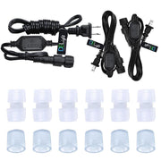 Yescom 150ft Red LED Rope Light Outdoor for Deck Image