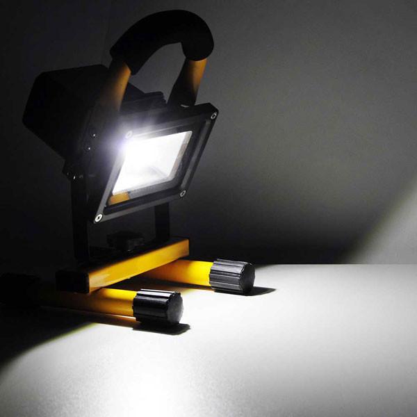 Yescom Rechargeable LED Flood Light Fixture 10W Waterproof Image