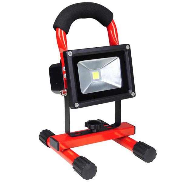 Yescom Rechargeable LED Flood Light Fixture 10W Waterproof Red Image