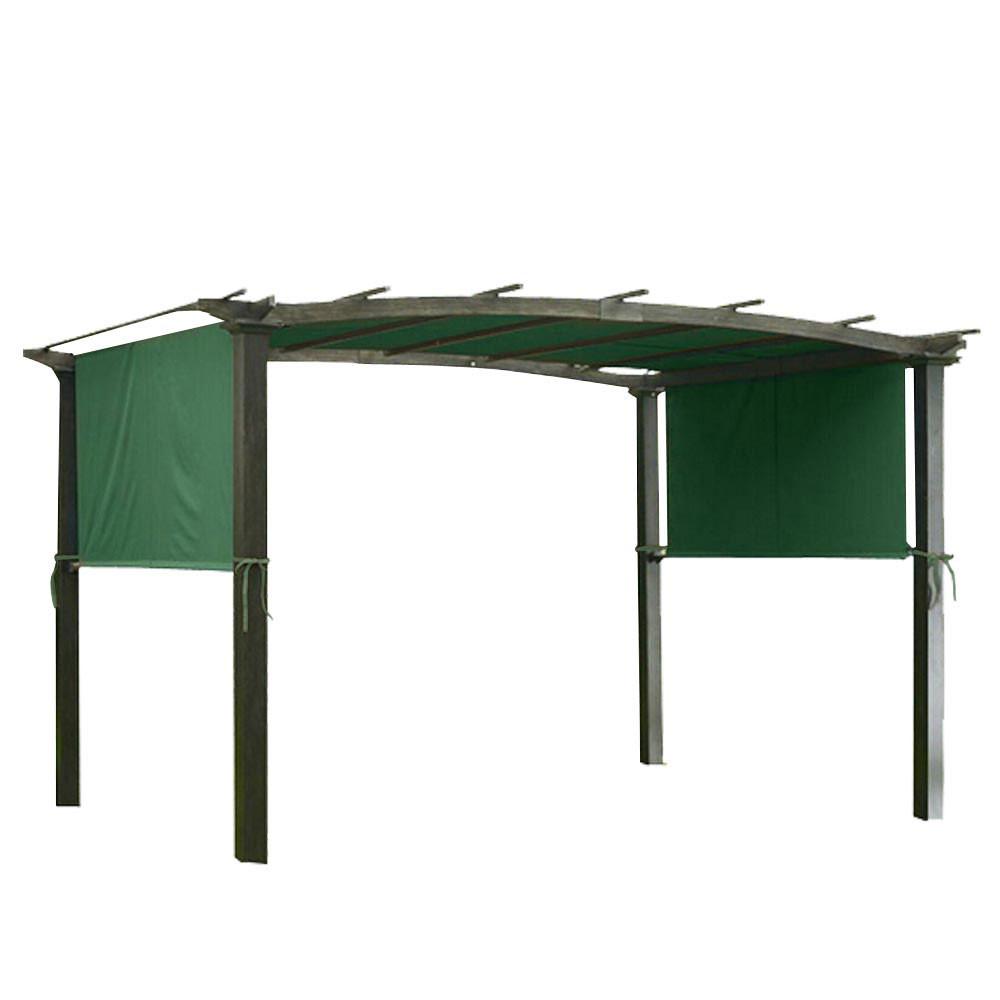 Yescom 17' x 6.7' Canopy Replacement Cover for Pergola, Green Image