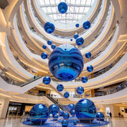 Yescom Custom Logo Inflatable Balloon Mirror Ball - Sizes & Color Image