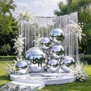 Yescom Custom Logo Inflatable Balloon Mirror Ball - Sizes & Color Image