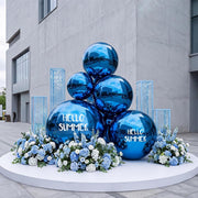 Yescom Custom Logo Inflatable Balloon Mirror Ball - Sizes & Color Image