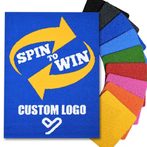 Yescom Custom Commercial Turf Tufted-in Logo, Custom Sized, 9 Colors 53oz Image