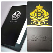 Yescom Personalized Menu Covers LED Menu Cover Dual Page 5.5x7in Set(5) Image