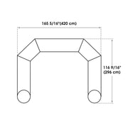Yescom Custom Inflatable Entrance Arches Air Blow, 13ft with T-base Image