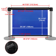 Yescom 4ct. Custom Printed Retractable Banner for Stanchions, Double Sided 3.3ft Image