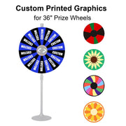 Yescom Custom Prize Wheel Acrylic Dry Erase Board Image