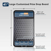 Yescom 41x25 Custom LED Prize Drop Disk Drop Game Board Plinking Image