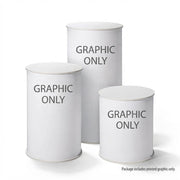 Yescom Trade Show Supplies Custom Round Counter & Podium Kit, Graphic Only Image