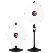 Yescom Custom Spinning Prize Wheel Dry Erase Complete Kit, 24in 14-Slot Image