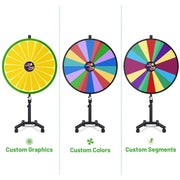 Yescom Custom Spinning Prize Wheel Dry Erase Complete Kit Image