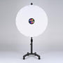 Yescom 48" Rolling Stand Prize Wheel Color, White(18-Slot) Image