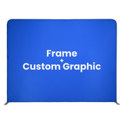Yescom Wholesale 10ft Tension Fabric Display (Straight Frame, Graphic, or Kit), Frame+Graphic Image
