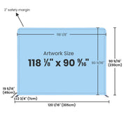 Yescom Wholesale 10ft Tension Fabric Display (Straight Frame, Graphic, or Kit) Image