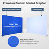 Yescom Wholesale 10ft Tension Fabric Display (Straight Frame, Graphic, or Kit)