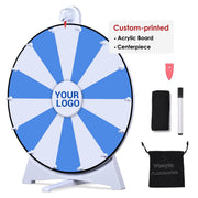 Yescom 20" Prize Wheel Tabletop Lay Flat with Bald Eagle, Custom-printed Image