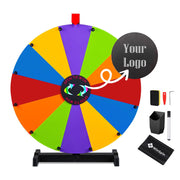 Yescom 24" Modular Dry Erase Spin Wheel Customizable Color Slots(12), Custom Center Piece Image