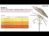 Yescom 9' Outdoor Patio Umbrella Replacement Canopy 3-Tiered 8-Rib