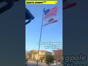 Yescom EZ GO Telescopic Flagpole with Tire Mount