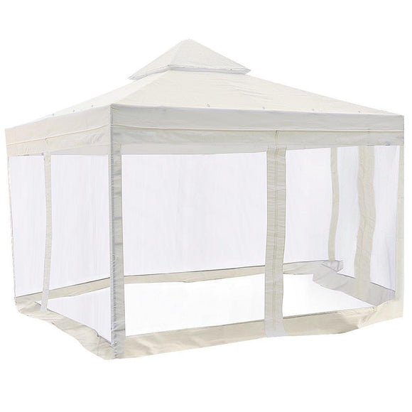 Yescom 10' x 10' Ivory Canopy Replacement Top with Net Image