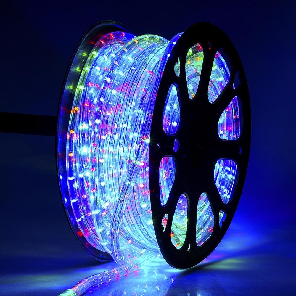 Yescom LED Rope Light Outdoor Waterproof 150ft, RGB Image