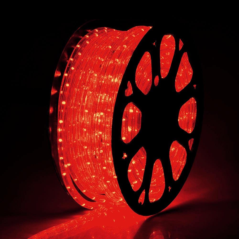Yescom LED Rope Light Outdoor Waterproof 150ft, Red Image