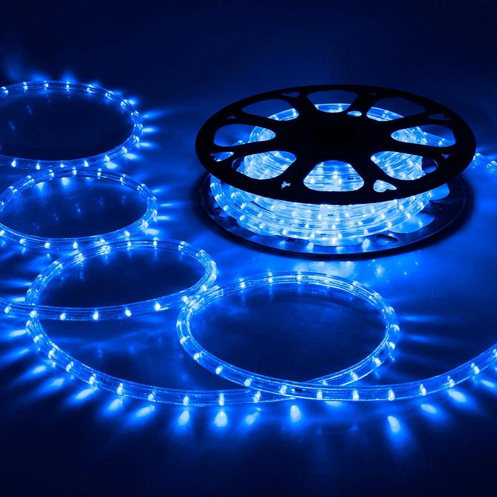 Yescom LED Rope Light Outdoor Waterproof 50ft, Blue Image