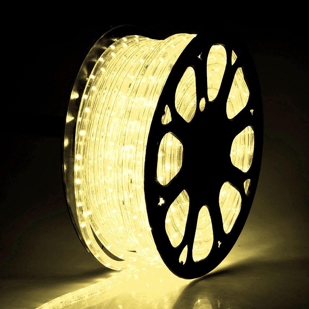 Yescom LED Rope Light Outdoor Waterproof 150ft, Warm White Image