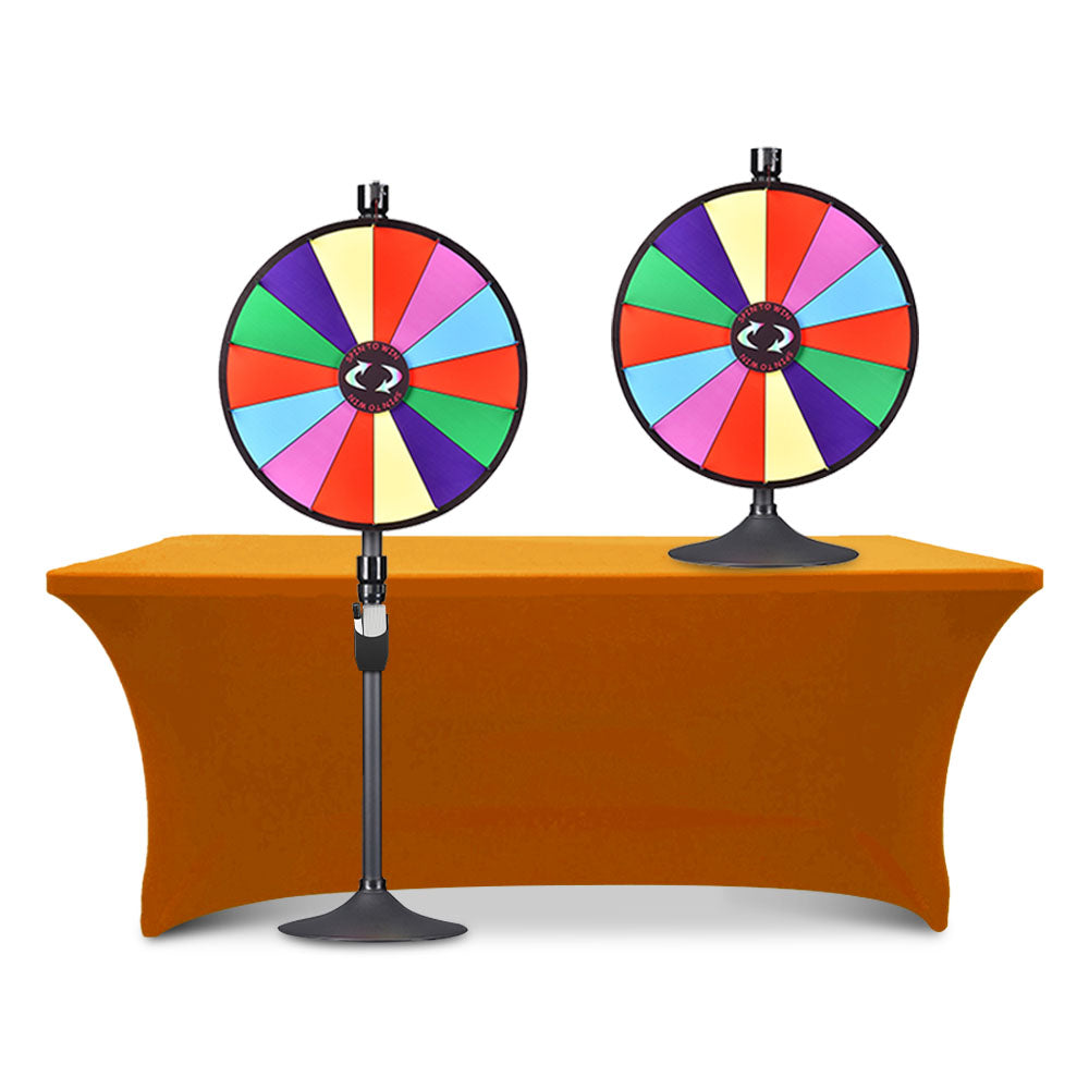 WinSpin 24" Prize Wheel Tabletop Floor Stand 14-Slot