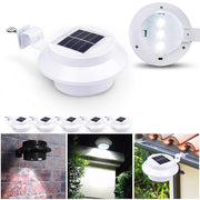 Yescom Dusk to Dawn Solar Light Wall Gutter Mounted 6ct/Pack Image