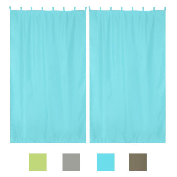Yescom 2-Pcs Outdoor Tab Top Curtain Panel, 54Wx108L Image