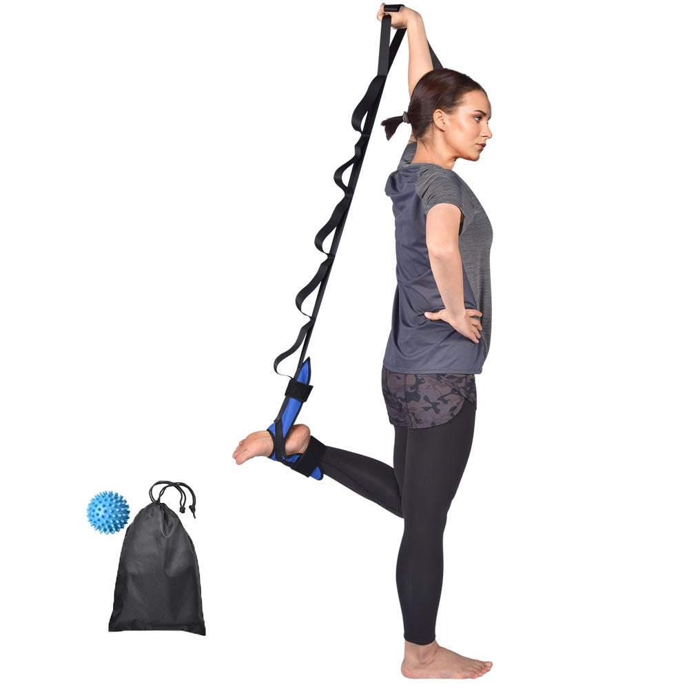 Yescom 5ft Yoga Stretch Strap with Loops for Leg Foot