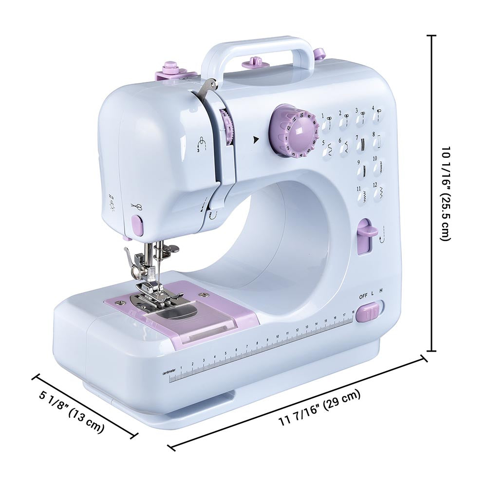 Yescom Portable Sewing Machine for Beginners Home 12 Stitches Pedal