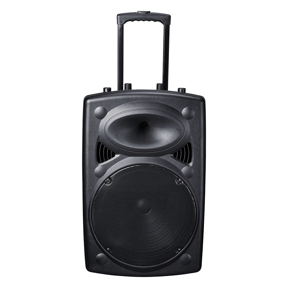 Yescom 15" Portable Active PA Speaker w/ Microphone & Remote