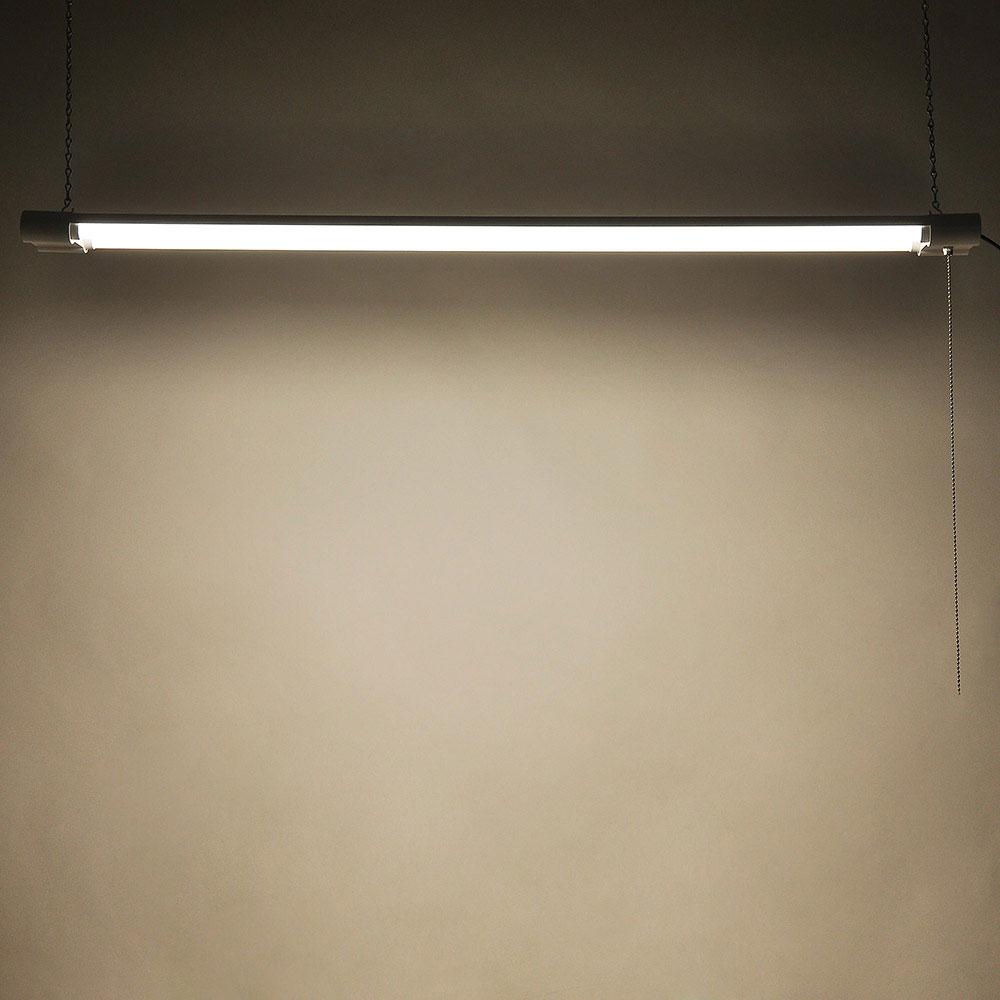 Yescom 4ft 40w LED Shop Light Fixture 2-Lamp Linkable 4-Pack Warm White